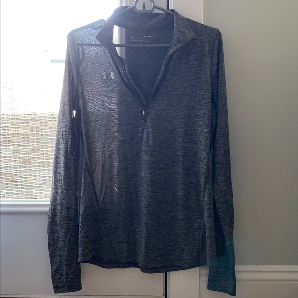 Gray Under Armour Quarter Zip